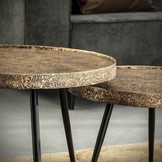Salontafel set Harlem Brons | Set van twee