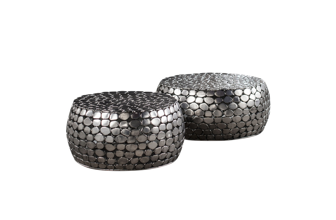 Ronde salontafel set Hillsboro | Set van twee