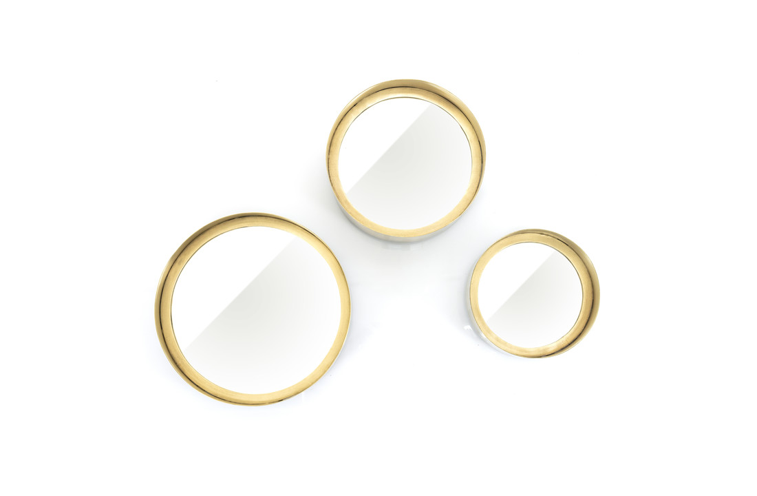 Spiegel set Scoop | Bronze