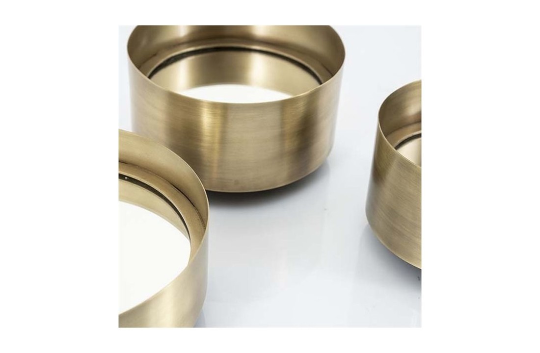 Spiegel set Scoop | Bronze