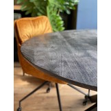 Ronde eettafel zwart - New York | 140 cm