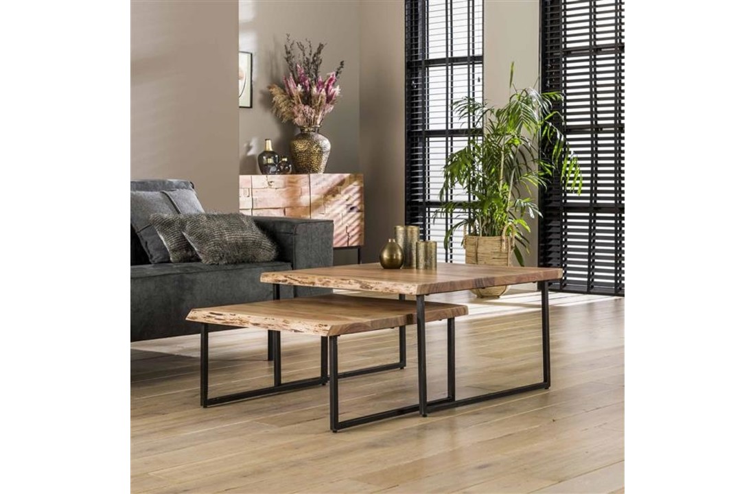 Industriële salontafel set Edge