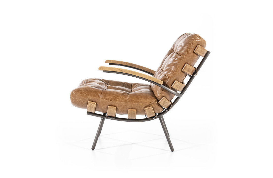 Fauteuil Bastiaan | Cognac | Java leder
