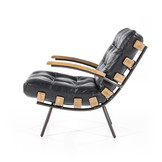 Fauteuil Bastiaan | Zwart | Java leder