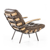 Fauteuil Bastiaan | Donkerbruin | Java leder