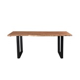 Eettafel Live Edge | U-poot | 220 cm