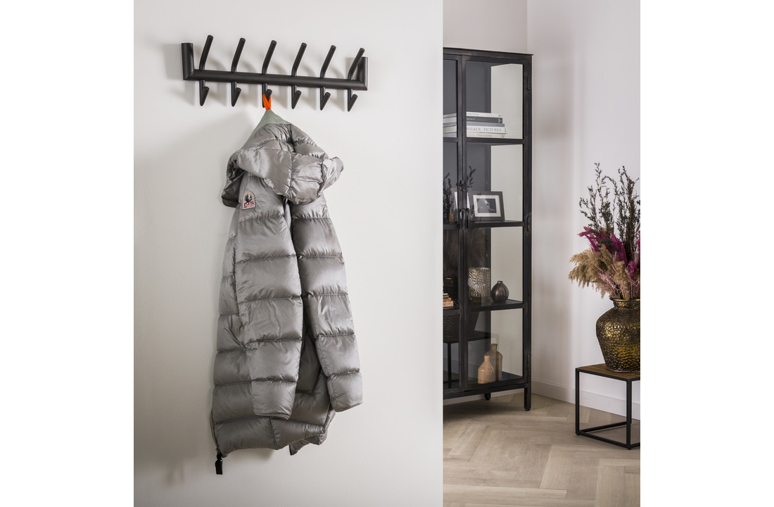 Industriële kapstok London | 6 haken small