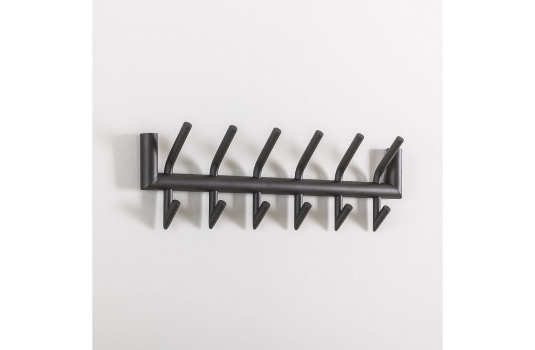 Industriële kapstok London | 6 haken small