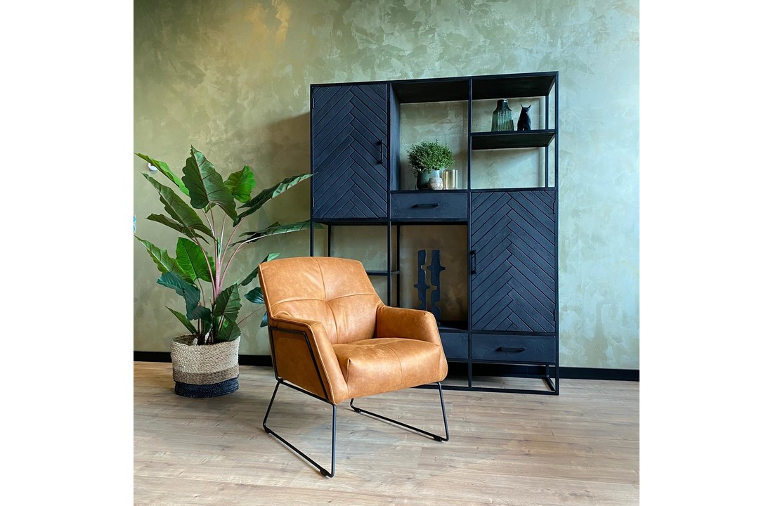 Fauteuil Roxy | Cognac