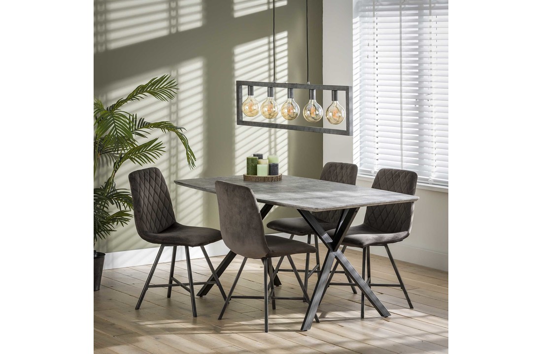 Ovale eettafel Yorkville | Grey