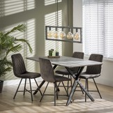 Ovale eettafel Yorkville | Grey