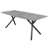 Ovale eettafel Yorkville | Grey