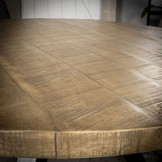 Ronde eettafel Dassel Ø120 cm | Blank antiek