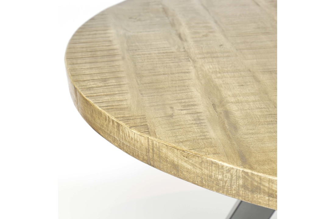 Ronde eettafel Dassel Ø120 cm | Blank antiek