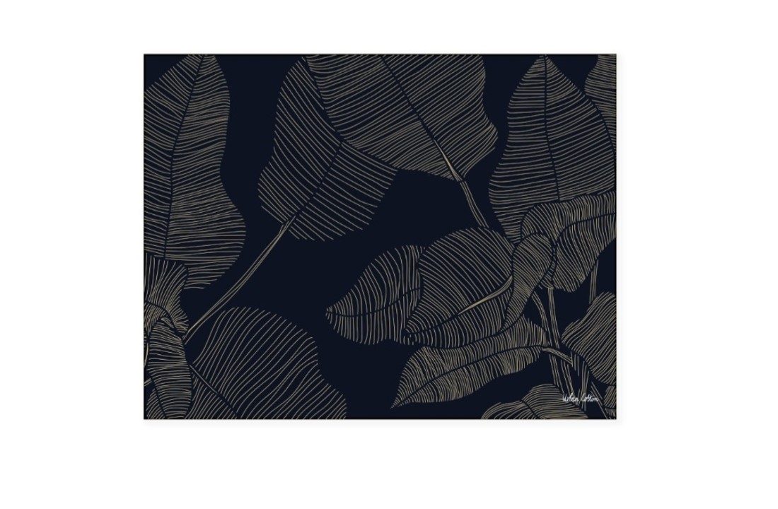 Urban Cotton wandkleed | Leaves