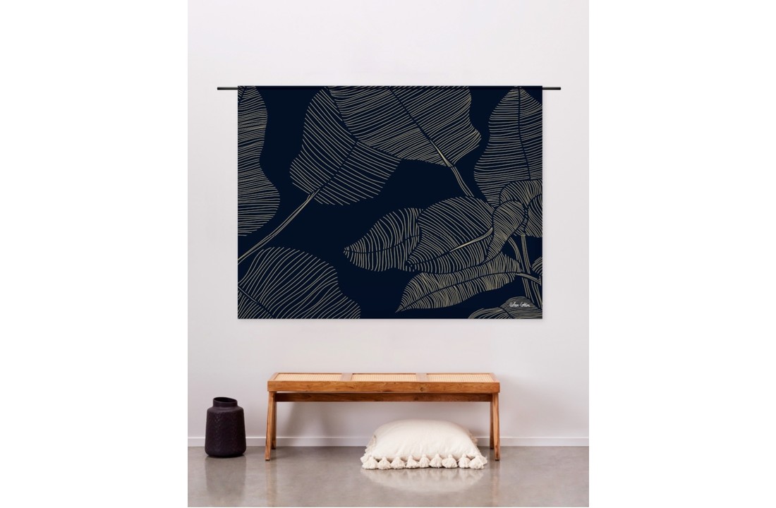 Urban Cotton wandkleed | Leaves