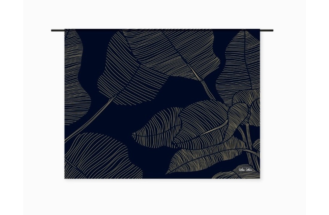 Urban Cotton wandkleed | Leaves