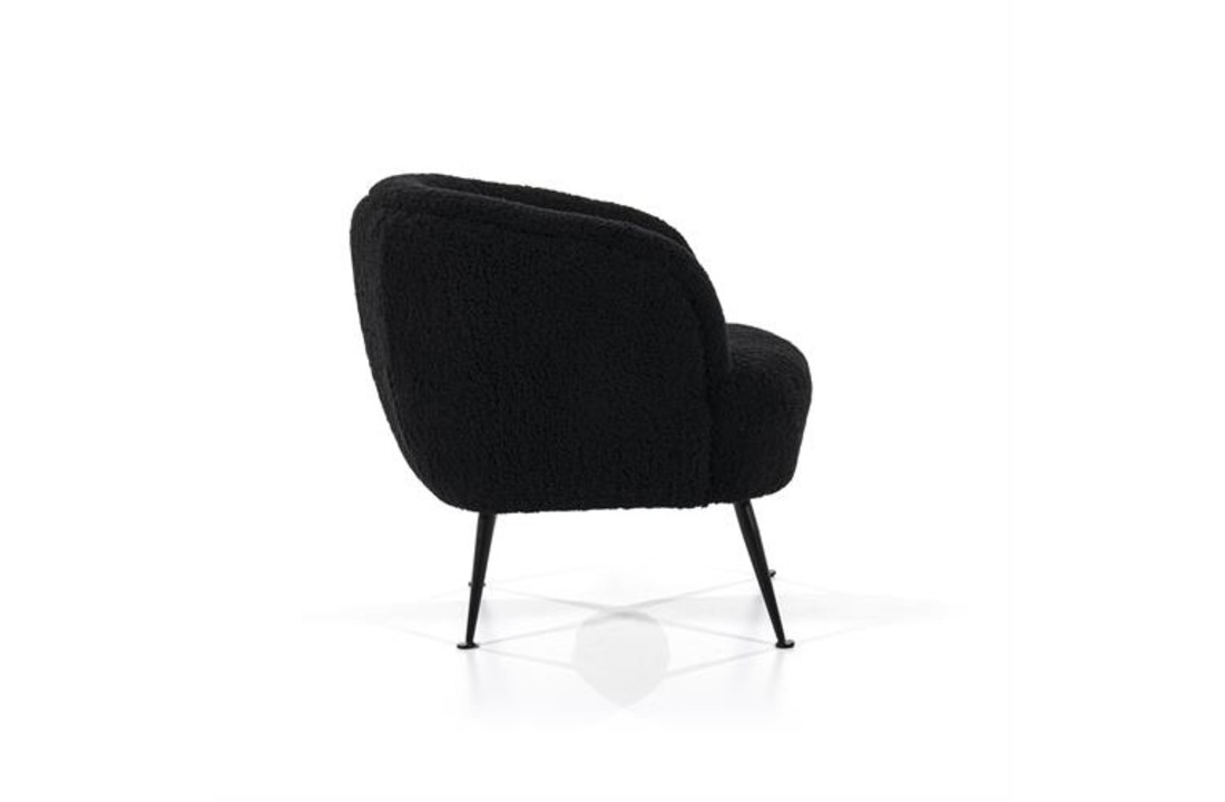 Fauteuil Babe - black | By-Boo - Wonen