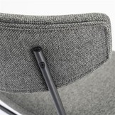 Eetkamerstoel Crockett - dark grey