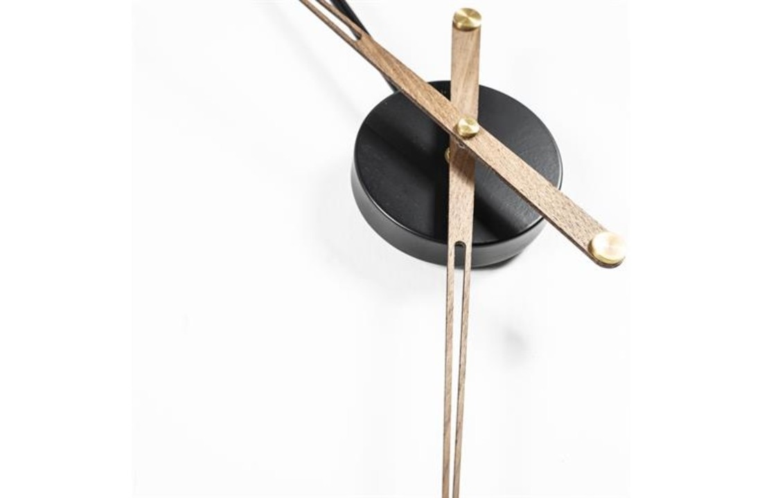 Klok Sundial large Ø70 - black