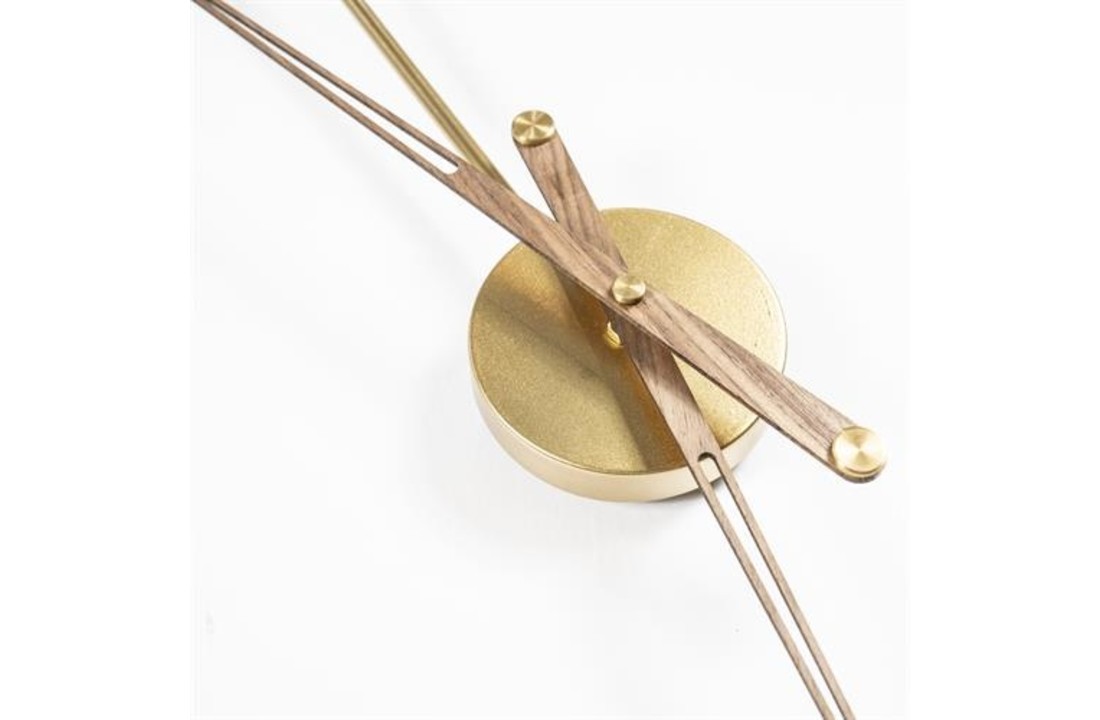 Klok Sundial large Ø70 - gold