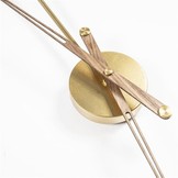 Klok Sundial large Ø70 - gold