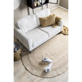 Ovaal vloerkleed Ramas 160x230 cm - natural