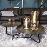 Salontafel Kae | Goud Ø59