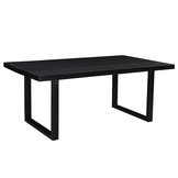 Zwarte eettafel Kala | 220 cm