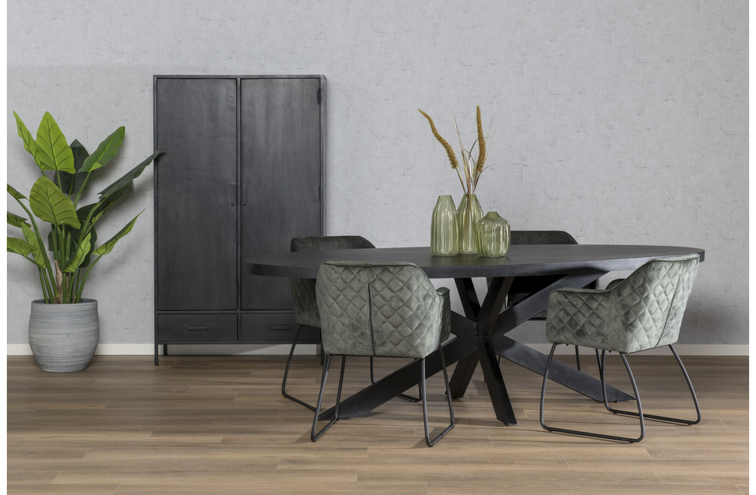 Ovale eettafel Kala spider | 240 cm