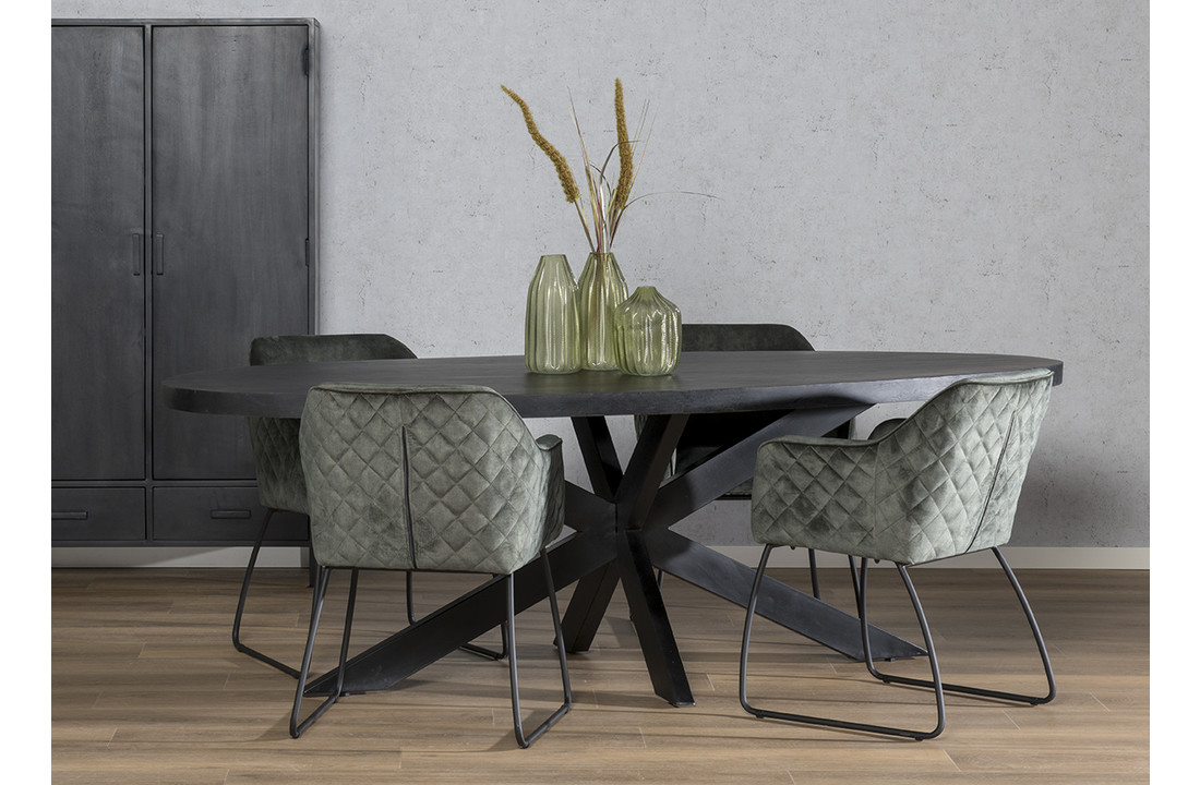 Ovale eettafel Kala spider | 240 cm