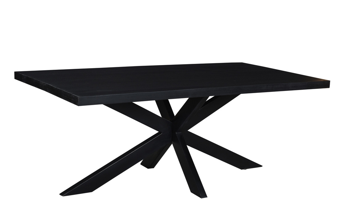 Zwarte eettafel Kala spider | 220 cm