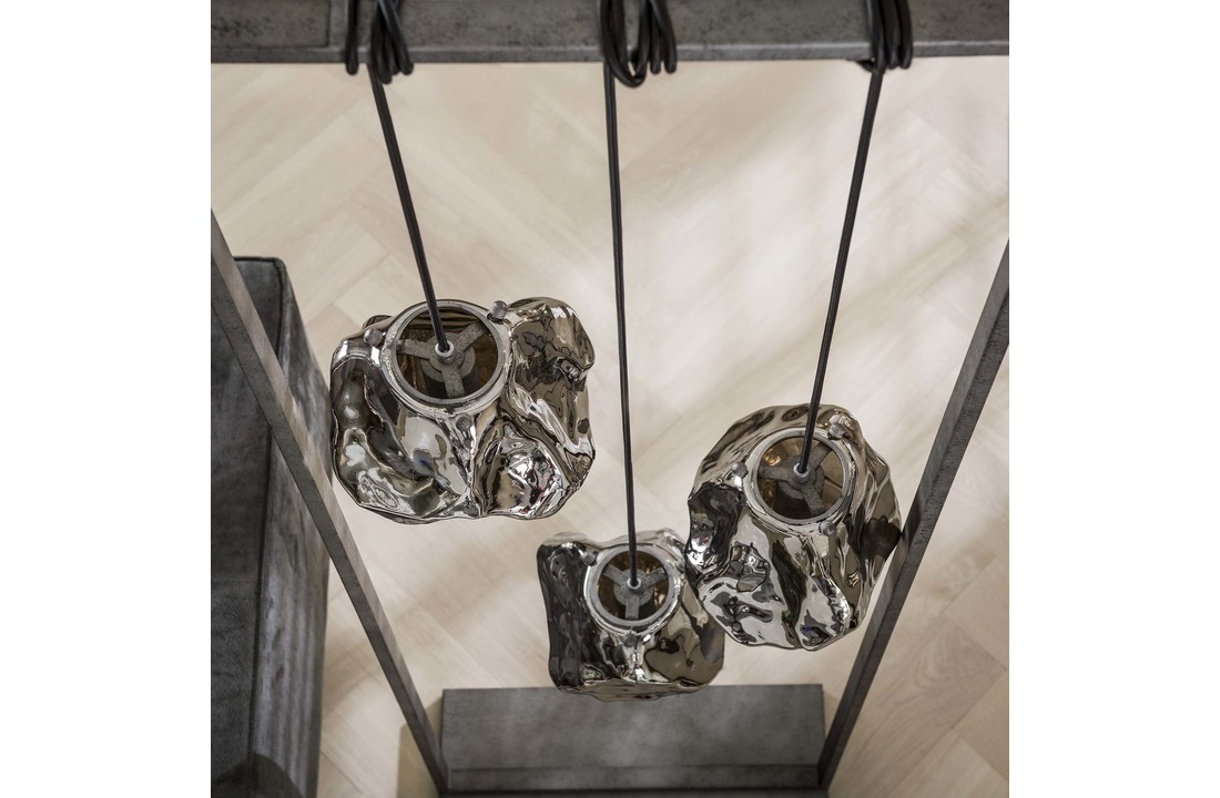 Vloerlamp | Little Rock Chroom wikkel | 3L