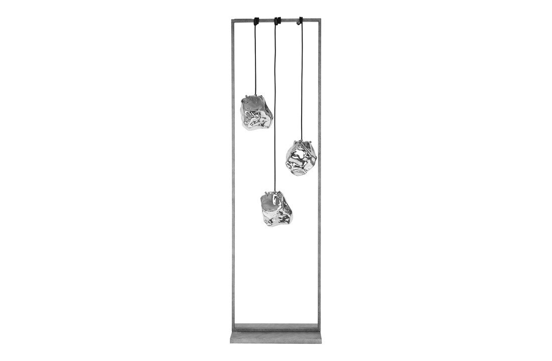 Vloerlamp | Little Rock Chroom wikkel | 3L