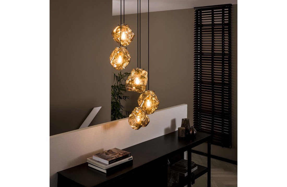 Hanglamp | Little Rock Chroom getrapt | 5L