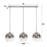 Hanglamp Nome bubble shaded | 3L