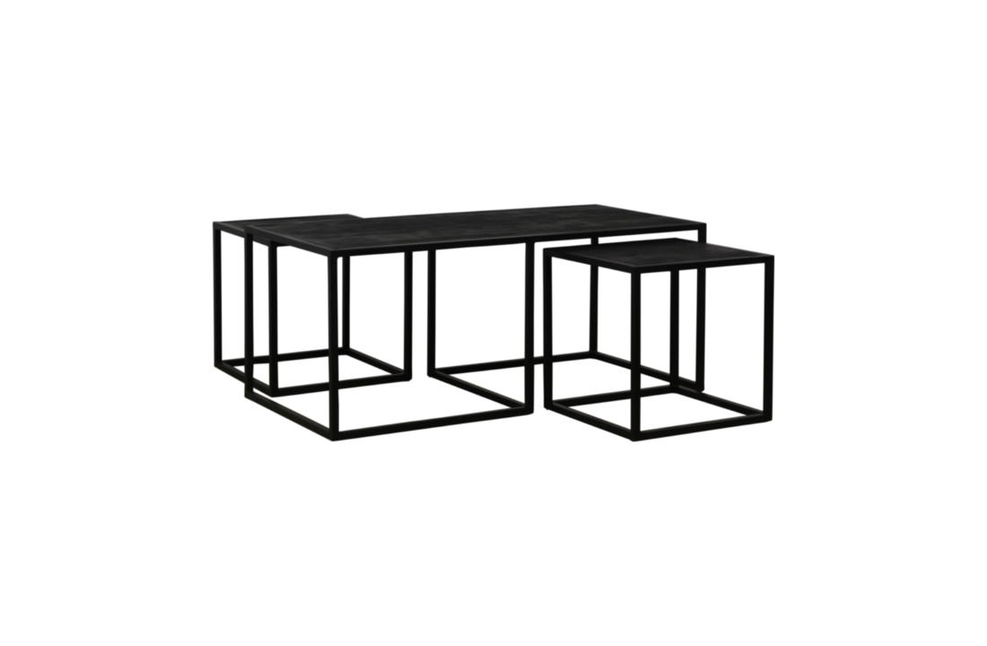 Salontafel set Blackwood | Set van drie