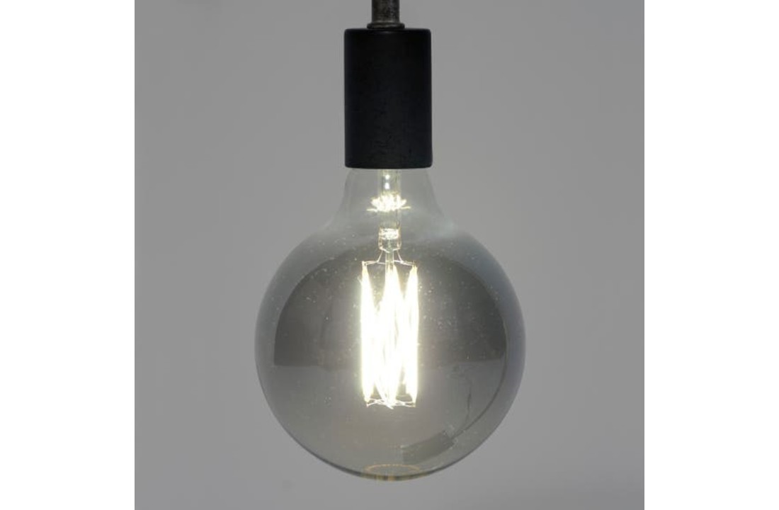 LED lamp bol Ø12,5 cm | Smokey glas