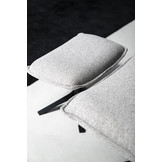 Relaxfauteuil Marcus met voetenbank | Licht grijs