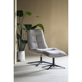 Relaxfauteuil Marcus met voetenbank | Beige
