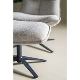 Relaxfauteuil Marcus met voetenbank | Beige