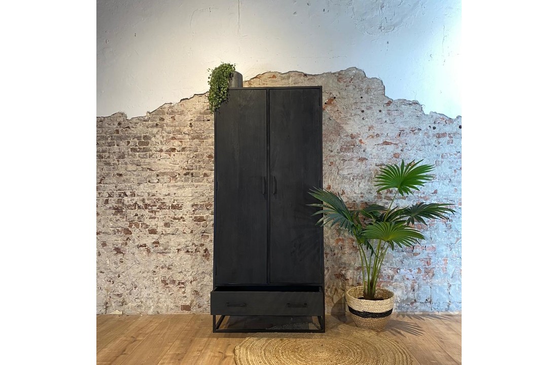 Kabinet Blackwood 90 cm | Zwart