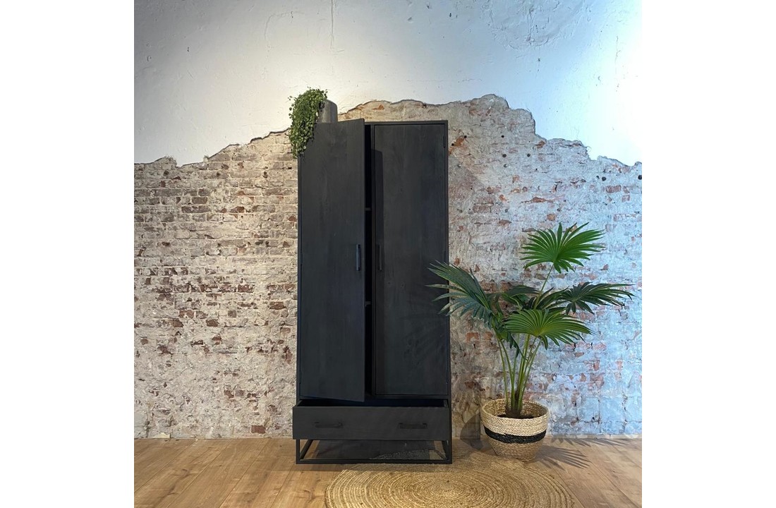 Kabinet Blackwood 90 cm | Zwart