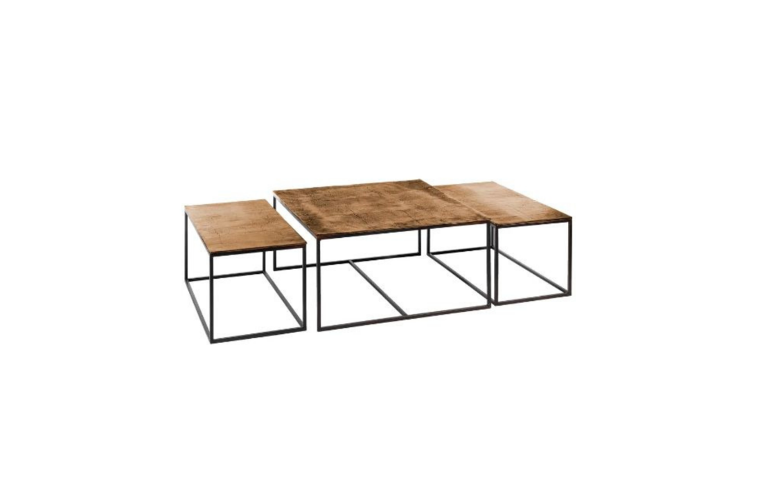 Gouden salontafel set Luxor