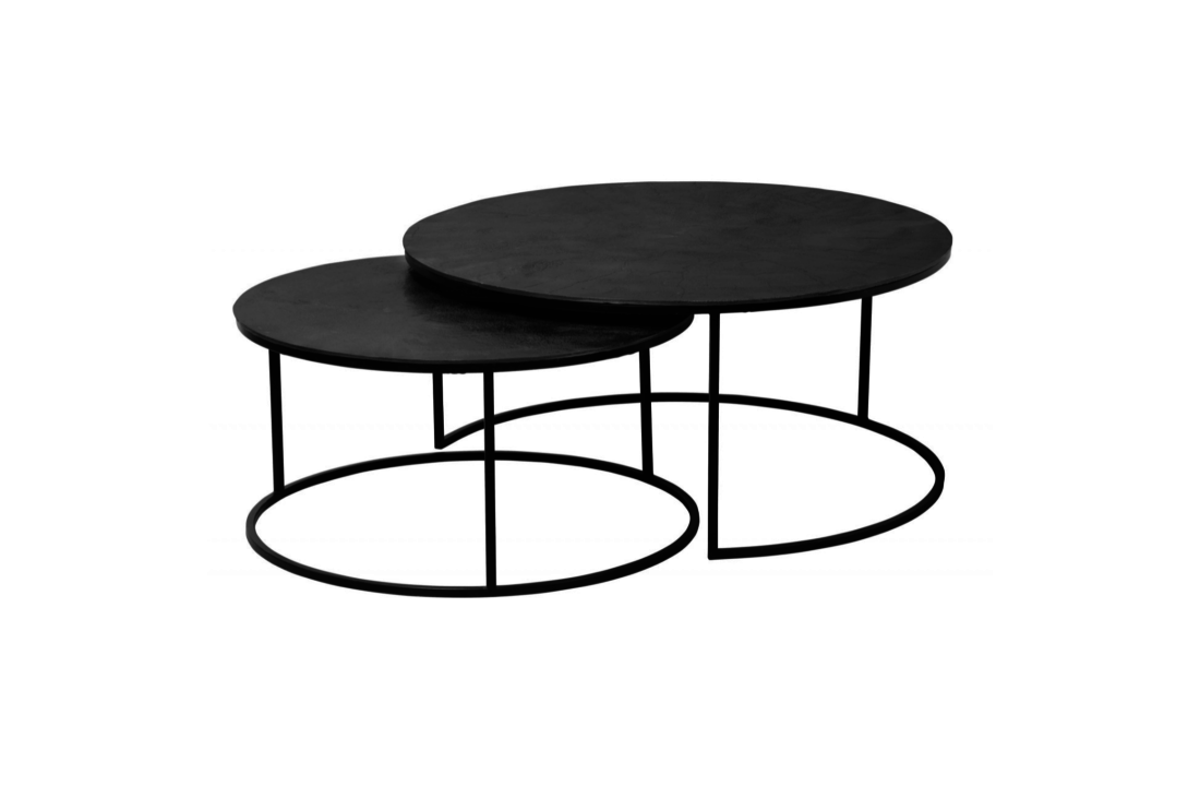 Zwart salontafel set Darryl