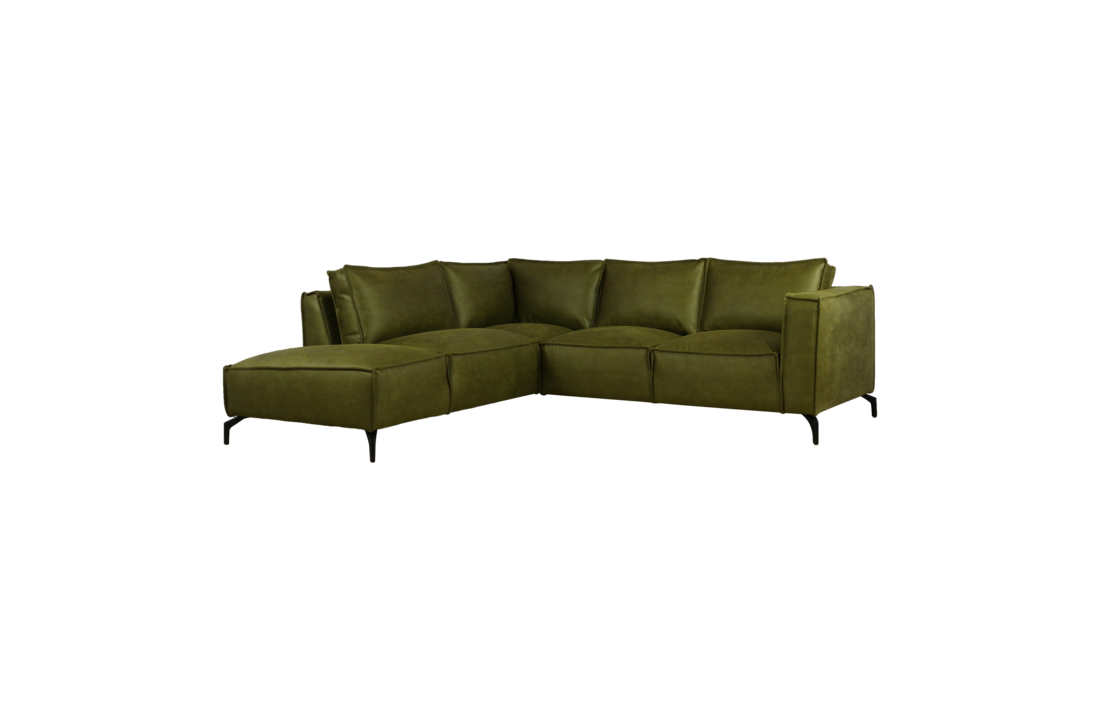 Hoekbank Rowan eco-leder | 2,5-zits ottomane links