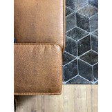 Hoekbank Luuk - Cognac - 2,5 zits ottomane rechts
