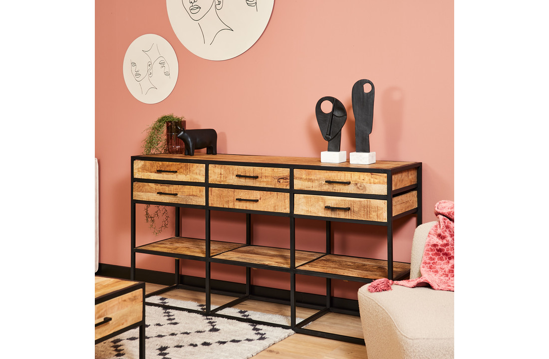 Dressoir Denver 160 cm | Zes lades