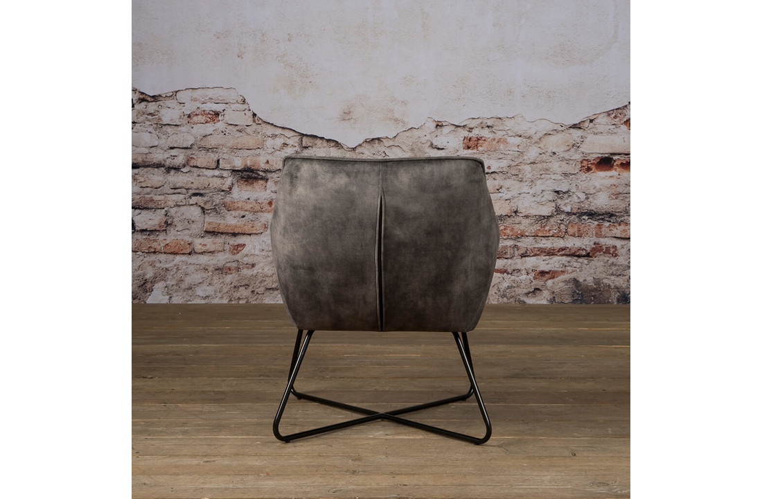 Velvet fauteuil Monte | Groen