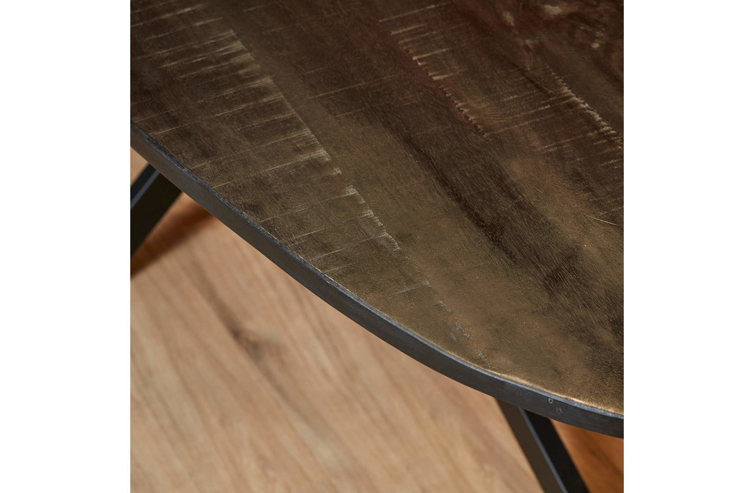 Eettafel Elegance black | Deens ovaal | 200x100 cm